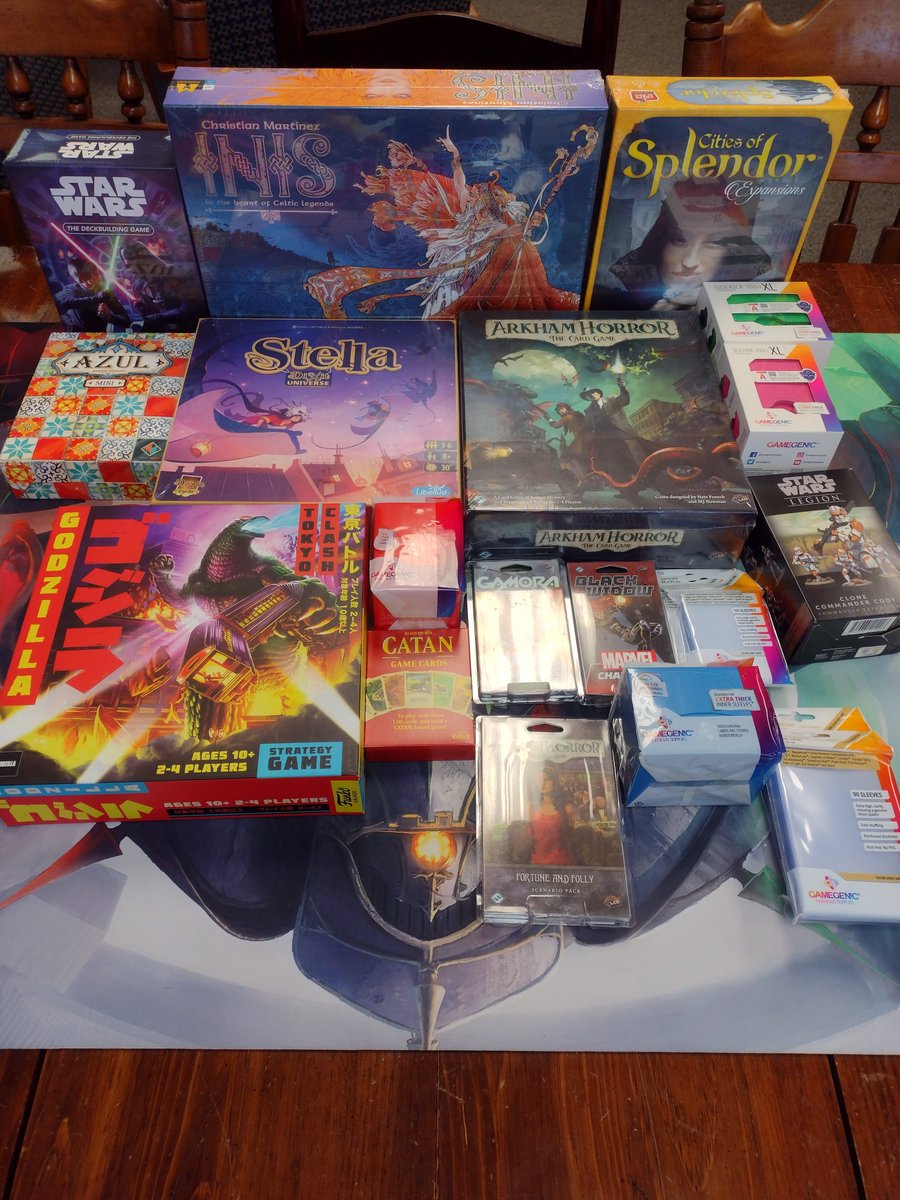 IgaRgames1's tweet photo. New and Restock!!!  📷
Beat the Heat by stopping and enjoying the Air-Conditioned comfort of IGAR Games!!
As always we got a bunch of new and classic restock games this week, but the big release is the new Magic the Gathering Set: https://t.co/75m0JPHNvt