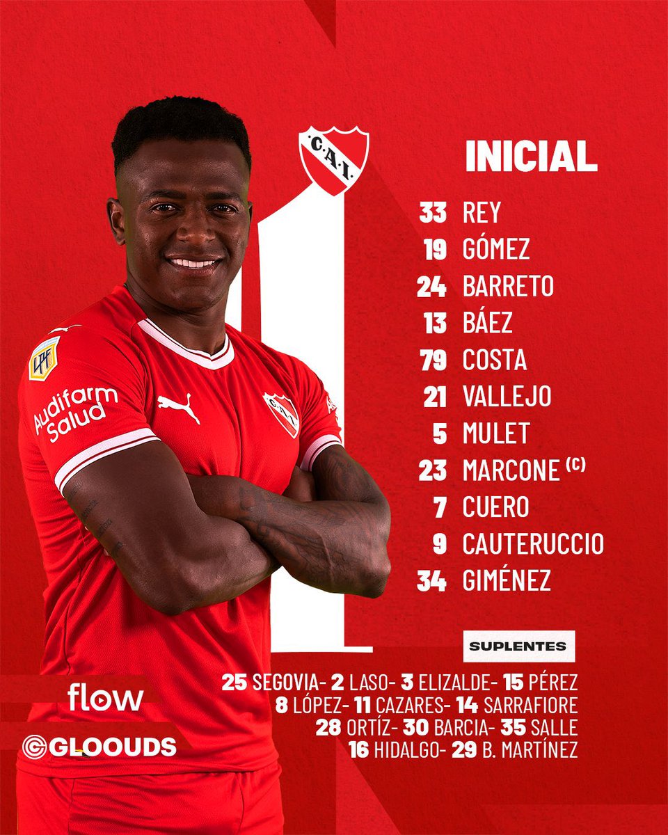 CAIPrimero's tweet photo. 🔴 ASI VA INDEPENDIENTE 🔥 

Hay estadio repleto y clima de Clásico, este es el primer equipo que para el Ruso Zielinski 💪🏼 https://t.co/y7AGjBtXFv