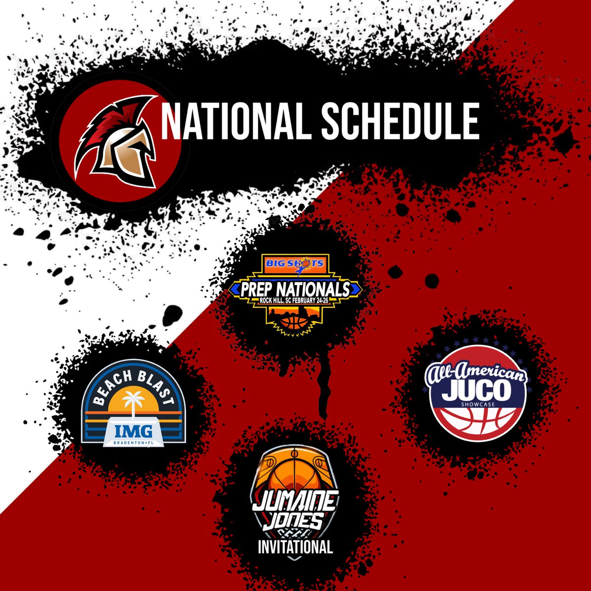 We play a national schedule and we’re adding more tournaments by the day!