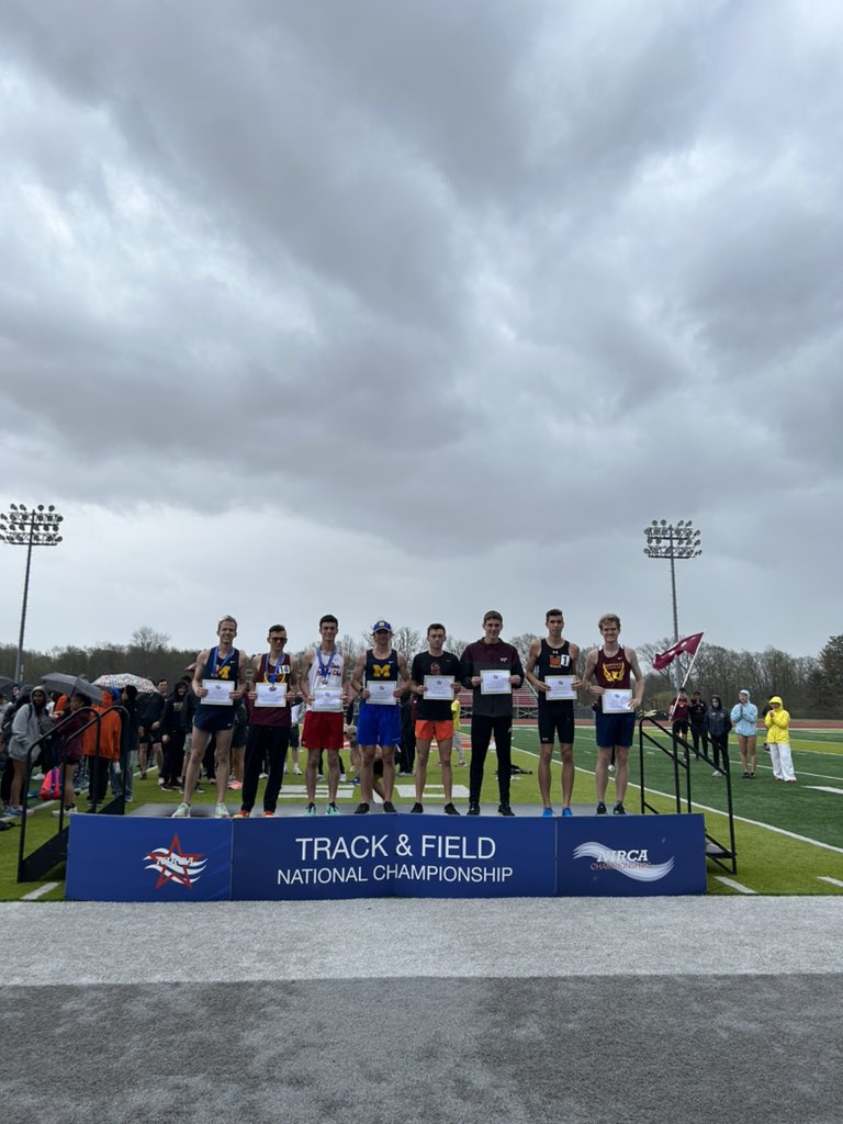 He can’t be stopped 🛑🛑🛑 Josh Baker takes third in the 3000 steeplechase! He broke the club record by 12 seconds with a time of 9:49.75 🐐