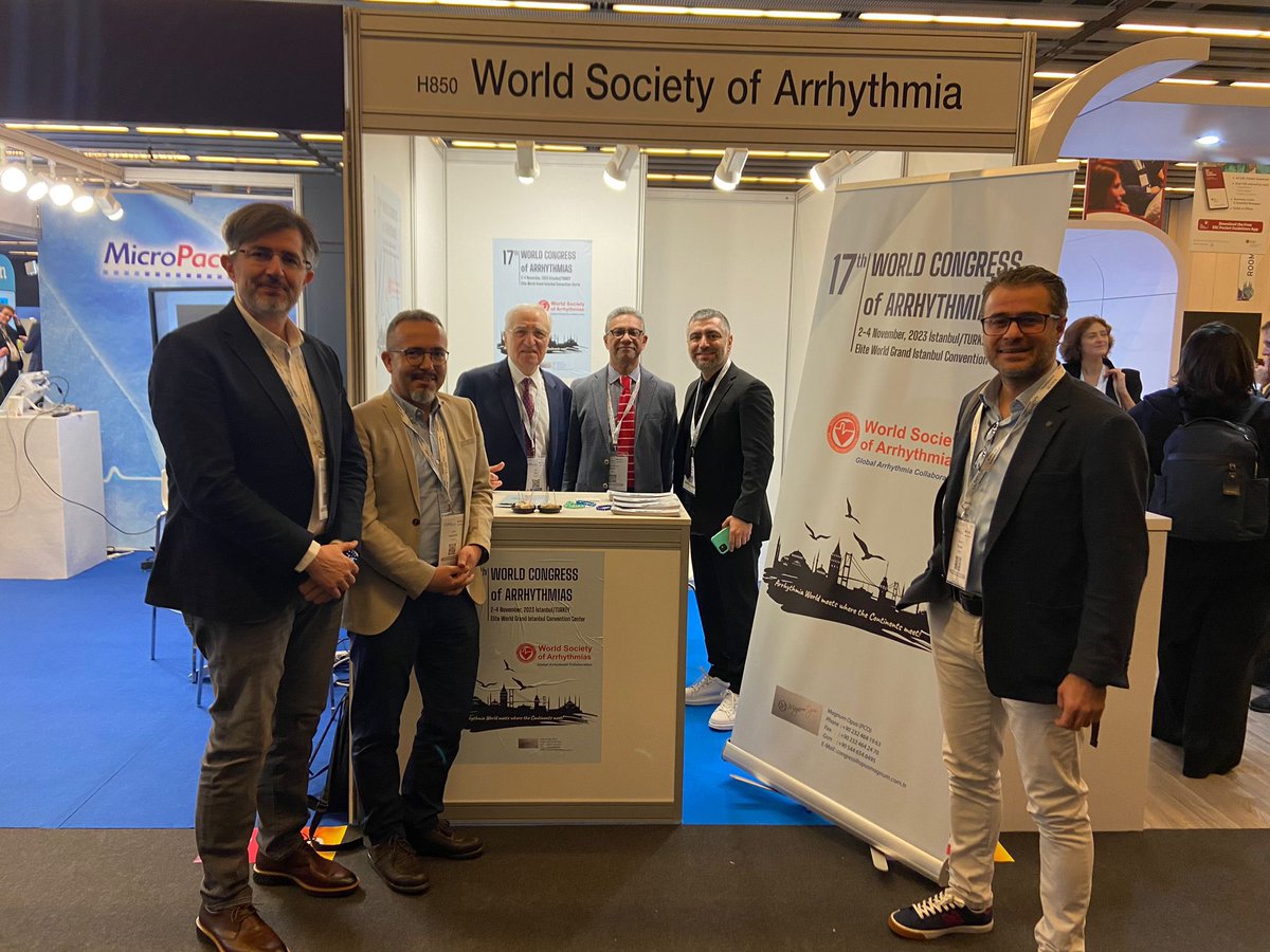 World Arrhythmia Congress 2023 (@2023wsa) on Twitter photo Meeting Point: World Society of Arrhythmia Booth…Waiting for you…
#EHRA2023 #EHRA_ESC Prof Ali Oto and Prof Tolga Aksu welcomes you… Meeting Point: World Society of Arrhythmia Booth…Waiting for you…
#EHRA2023 #EHRA_ESC Prof Ali Oto and Prof Tolga Aksu welcomes you…