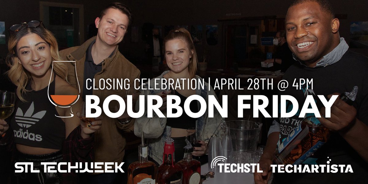 bourbonfridays's tweet image. Party with us at the #STLTechweek Closing Celebration on April 28th at @TechArtista Downtown. Sign-up at eventbrite.com/e/597286027587 
#STLMade #Tech #StLouis @TechSTLmo