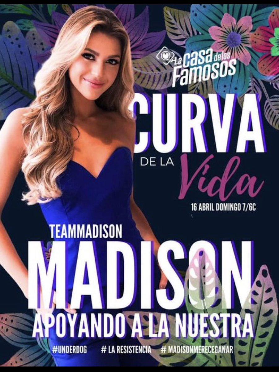 TVFanClu's tweet photo. @LaJefaTLMD @madison_sarra Estamos listos para ver la Curva de la Vida de Madison estamos activados #MadisonGanadora #LCDLF3 https://t.co/78g9TNB9WR