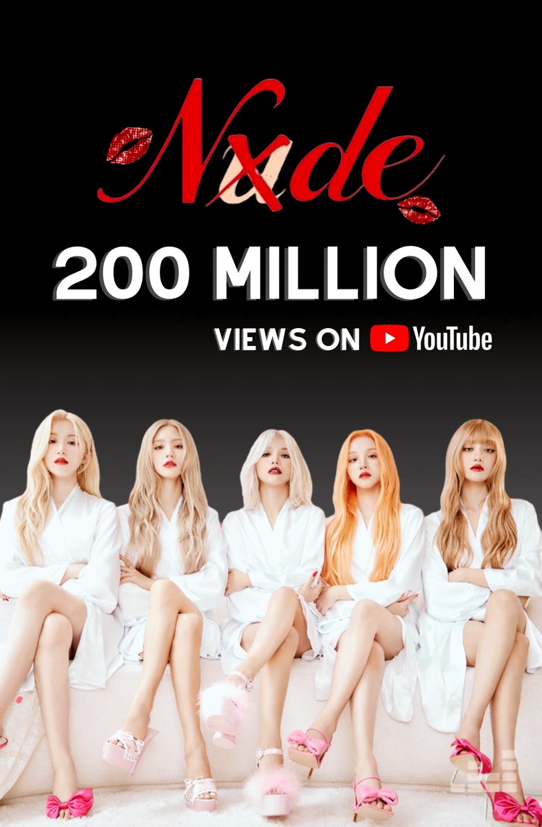 🚨  MVเพลง 'Nxde' ของ (G)I-DLE 
มียอดวิวทะลุ200ล้านวิวแล้วบนYouYube
ใช้ระยะเวลาทั้งหมด181วัน 9ชั่วโมง🎉💖

#여자아이들 #GIDLE #GIDLE_NXDE
#I_LOVE_GIDLE #Nxdeto200M