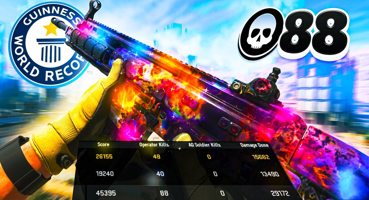 WORLD RECORD? *88 KILLS* DUO/SQUADS w/ DiazBiffle in WARZONE 2!
🥇(Rt's appreciated)
youtu.be/-0mYG5bRQxQ
