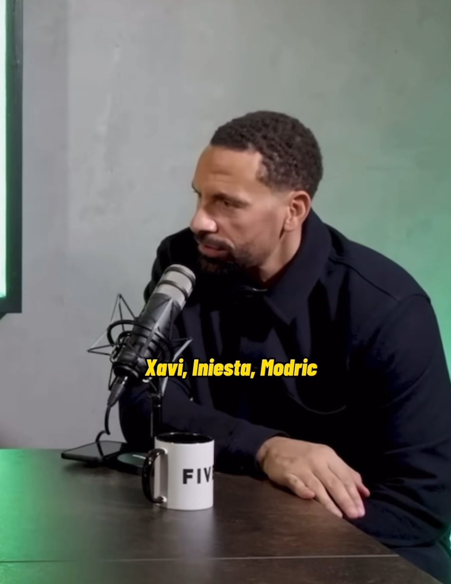 MadridXtra's tweet photo. 🗣 Rio Ferdinand: "Pirlo or Modrić? Modrić. When you talk about the best midfielders ever Pirlo doesn't really come into the conversation. It's Xavi, Iniesta and Modrić." https://t.co/MGR2BBDydC