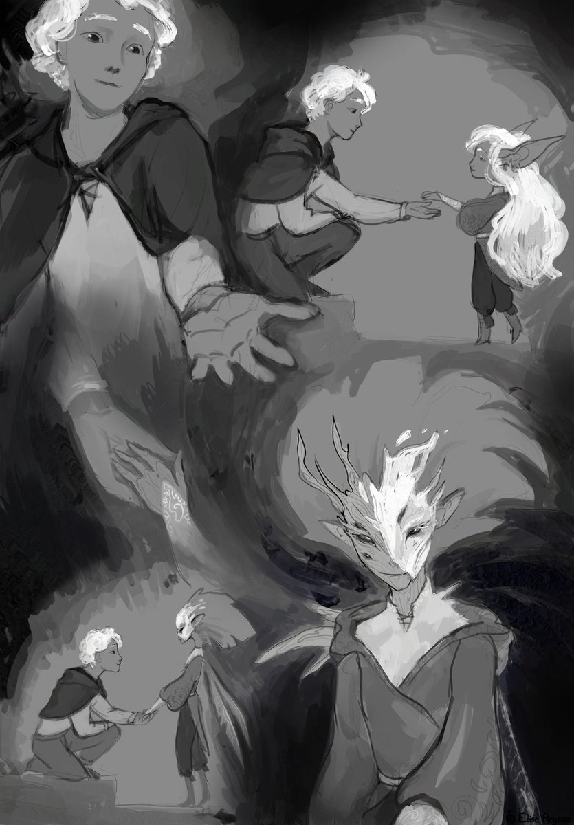 YanYansu5's tweet photo. Circée thought since the beginning of her life that she only was the younger goblin princess of the kingdom of Alizovia. But something unexpected happened.  
She met someone special, Prudence, a man who told her that he could help her. He held out his hand to her, she took it. https://t.co/NtXNvXvYvL