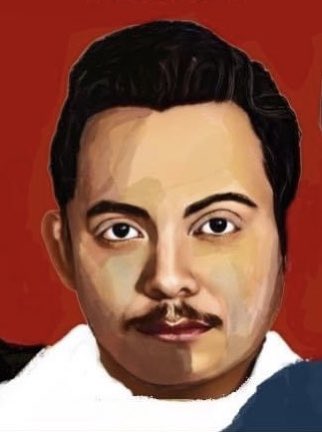 Canción en homenaje a Tomas Nativí 
Autoría : Tania Martínez 
Pintura Digital : Tania Martínez 

Para matar al hombre justo 
Y la posibilidad de paz 
Tuvieron que nublar el cielo 

Al hombre de traje modesto 
El último maestro 
A matar más para seguir matando 
su voz noble y