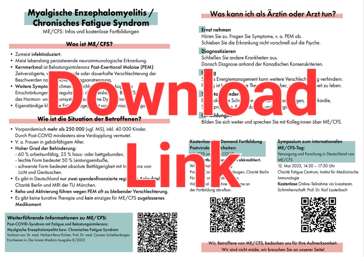 Addendum

Da viele gefragt haben:
Der Flyer darf gerne geteilt werden unter folgendem Link findet ihr 2 verschiedene PDFs und die Doppelseite als JPG.
drive.google.com/drive/folders/…