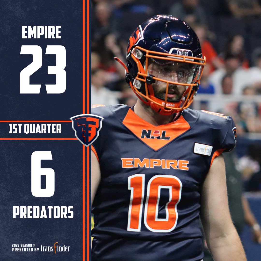 The Empire dominating at the end of the first! 🛡️🏆

2023 Season Presented by <a href="/transfinder/">Transfinder</a>