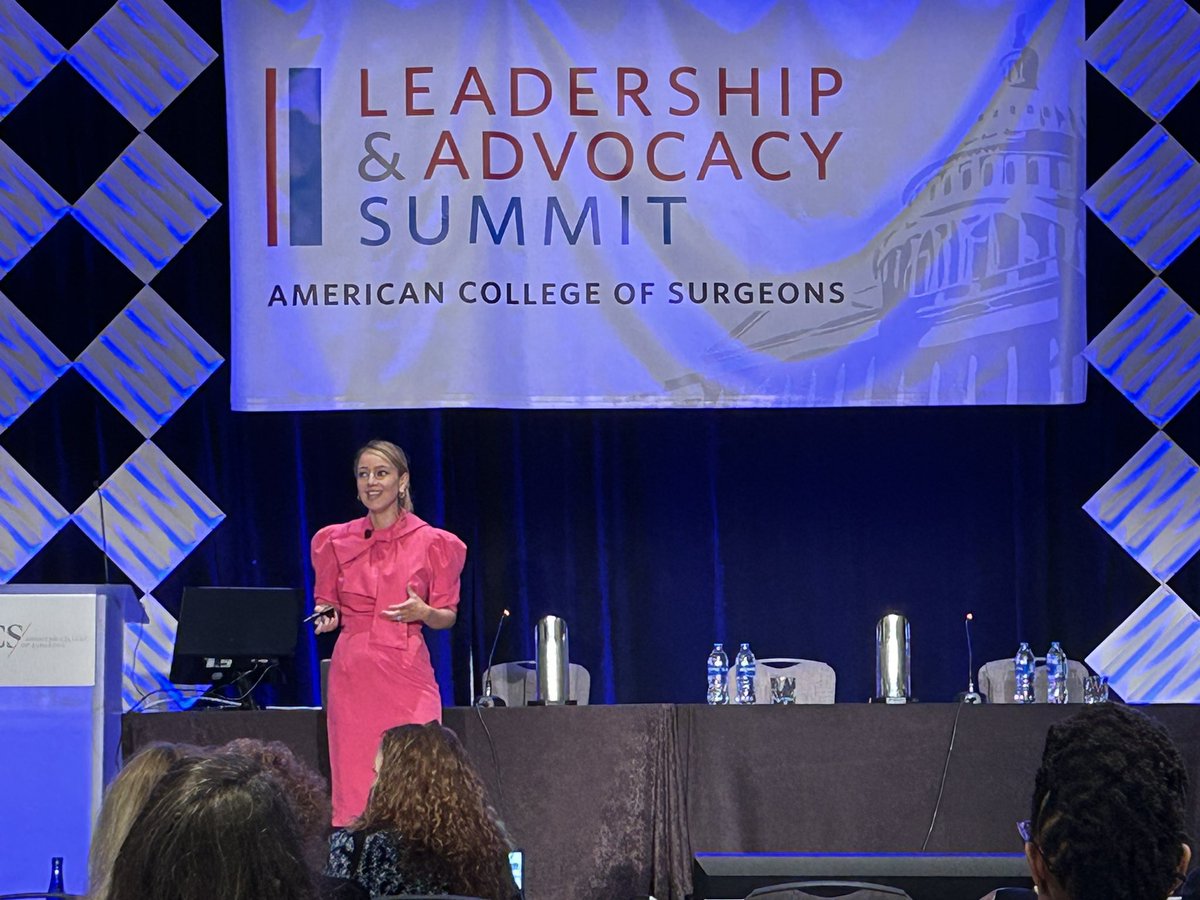 Leader. Surgeon. Columbian. Immigrant. Woman. 

Chief of Trauma and Acute Care Surgery. Redefining images of power. 

“Strategies to Get What You Deserve” by Dr @pferrada1 @RASACS #ACSLAS23