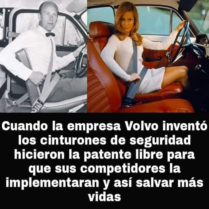 En 1959 el ingeniero de Volvo, Nils Bohlin, diseñó el cinturón de seguridad de 3 puntos que usan los autos hoy en día.

En aquel entonces ya había cinturones pero eran de dos puntos, solo cubrían la cintura, eso dejaba el torso desprotegido y en un choque era fatal.

El