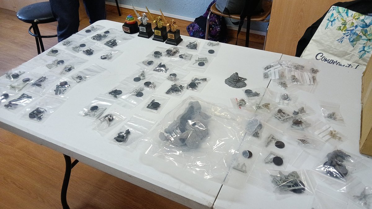 Habemus_Ludum's tweet photo. 1/2
Muchos premios y muy chulos para acabar un torneo muy especial.
Gracias @Punkapocalyptic
@OFMALCALA @alcaladehenares #alcaladehenares #CasaDeLaJuventud
#punkhabemus
#punka #punkapocalyptic #ElParamo #wasteLAND #torneo #tournament #wargame #wargaming #Warmongers #badrollgames https://t.co/N9sPRbxg4D
