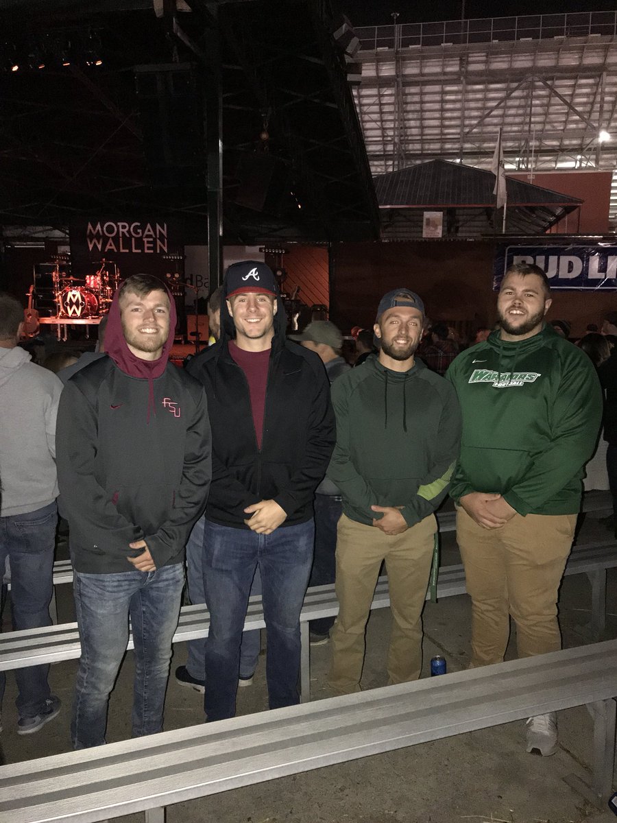 TrainD65's tweet photo. From  100 person free concert to selling out Am Fam twice! You’re the man @MorganWallen thanks for the memories https://t.co/c2ZMooDla0