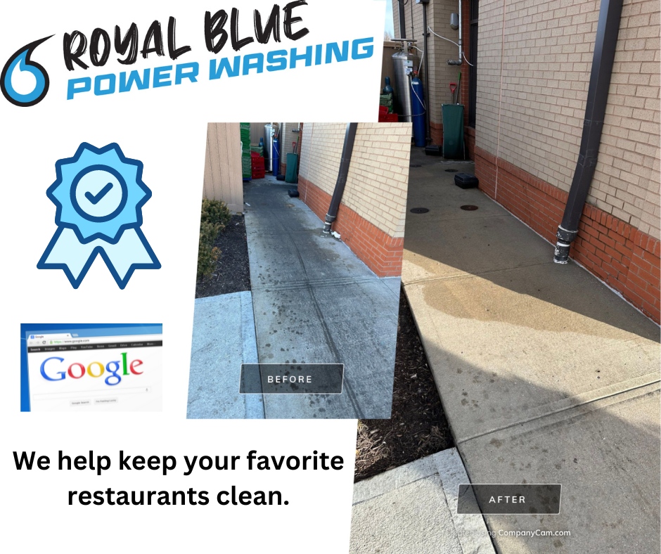 🏢✨ Royal Blue Power Washing's commercial services have you covered – from storefronts to restaurants and parking lots! 🍽️🚘 Experience the difference a clean exterior makes in attracting customers and elevating your business. 💼🌟 #RoyalBluePowerWashing #CommercialServices #...