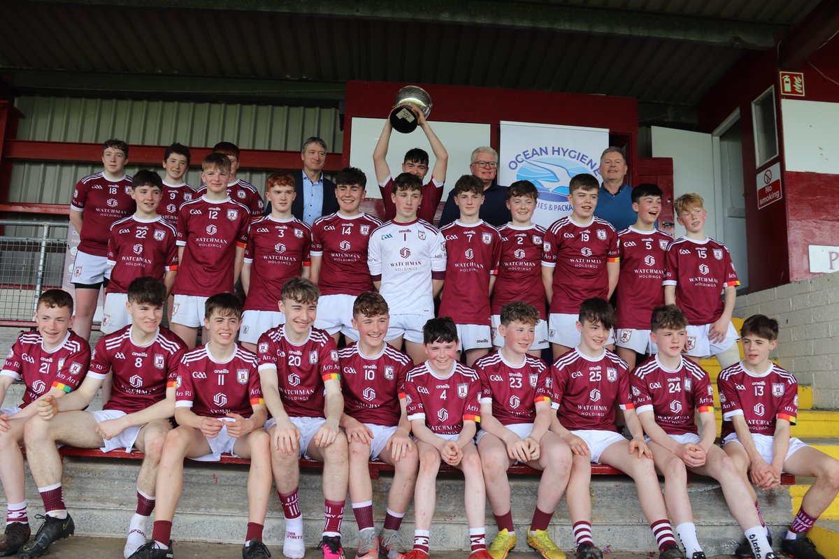 cumannathanri's tweet photo. County Féile Hurling Champions 2023
FT Athenry 3-09 Oranmore-Maree 0-07
A reception will be held at the club grounds in Carnaun at 4.00
ALL ARE WELCOME https://t.co/FNUg9AXexG