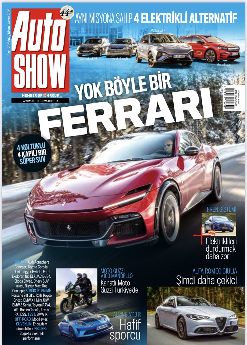 RumBat's tweet photo. ⚠️ Elektrikili bir otomobille -20’de mahsur kaldınız… Batarya ne kadar gider?.. @HyundaiEurope #ioniq5 bir #extreme #ColdTest …

🪽 @RollsRoyceMedia #GhostAmberRoads değerlendirmesi…

🔥 @AutoShowdergi için @AutoFoco ve @CarsNewsTV yorumlarıyla @Ferrari #Purosangue ilk sürüşü https://t.co/Bms5kevGgx