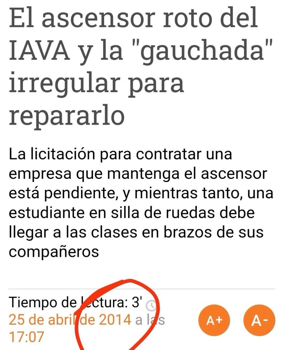 Hechos, no relato.
