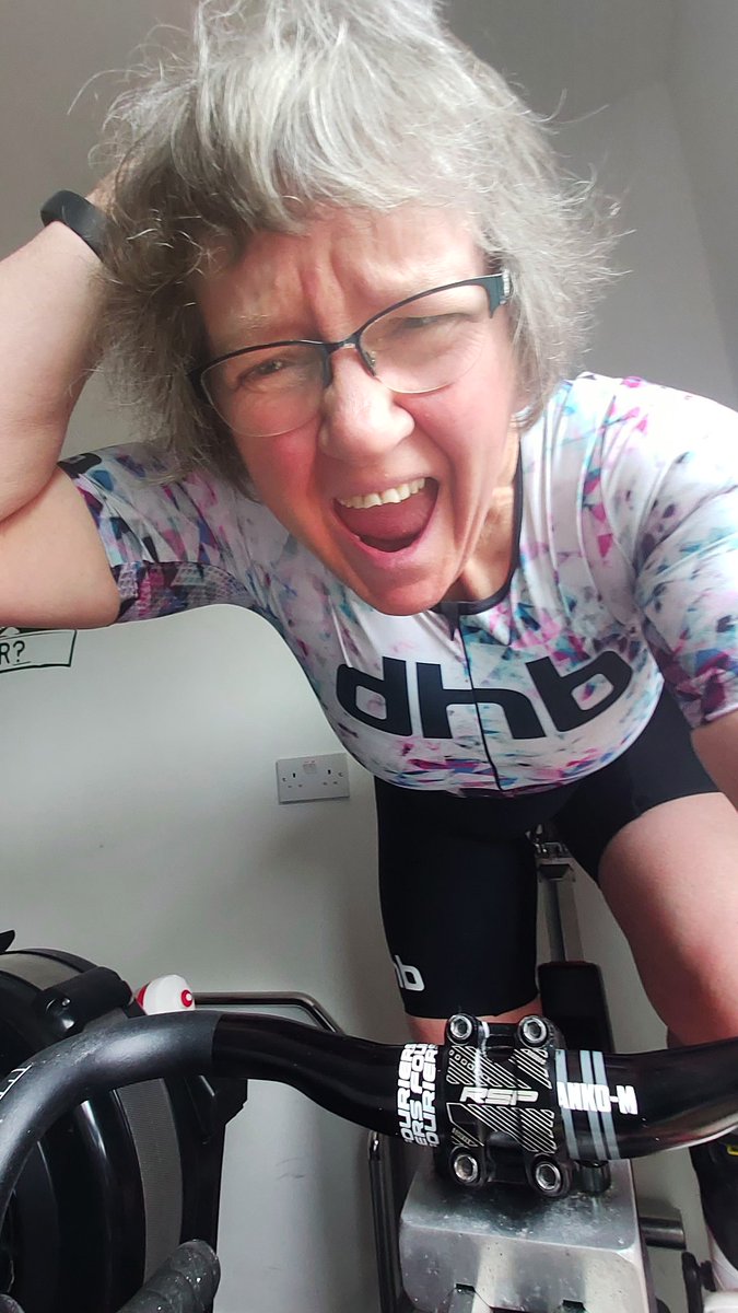 CyclingAlicat's tweet photo. Tough tough session..... learned loads and can't wait to do it again.... just not today - lol. #noonesaiditwaseasy @ThisGirlCanUK #dontholdback https://t.co/6EEnuqjg5D