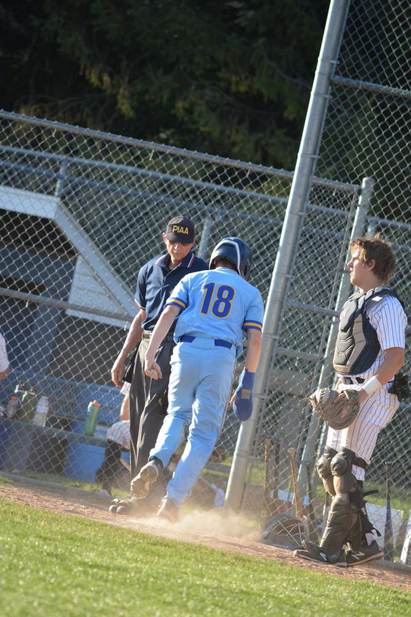 swartz2026's tweet photo. After only four games of the season I was asked to play on the Varsity HS team as a freshman. I scored the only run of ours that day. Everyone has a job to do, mine was to help the team in any way I could. #honored #grateful @PUTigerBaseball https://t.co/os97bi8SsK
