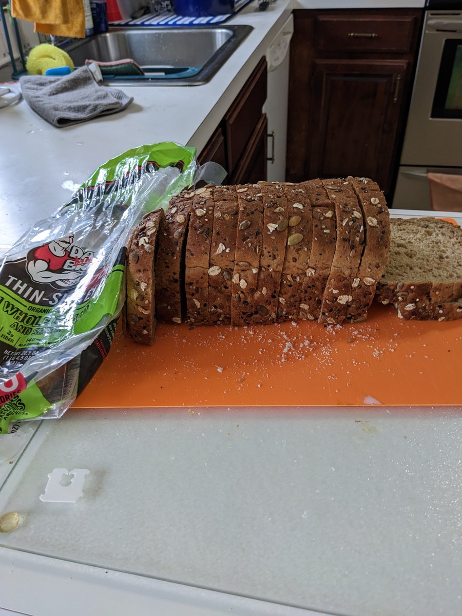 nancym42's tweet photo. @killerbreaddave  This is not thin sliced! https://t.co/cSjykSv09d