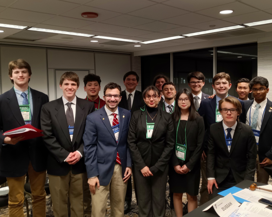 BCHigh's tweet image. #BCHigh students attended the Youth and Government Conference at the MA State House to share the mock-legislation they had been crafting all year and met with students from around the state to debate and vote on those bills.