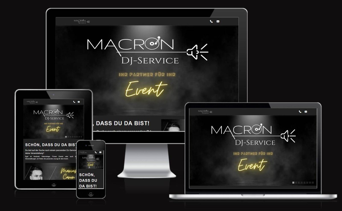 kapudoit's tweet photo. -- NEUE KUNDEN-WEBSITE ONLINE --
- MUSIK & LICHT -
- Macron DJ-Service -
So gelang der Aufbau der nuen Website: https://t.co/AVVRqA0ZFu
#website #responsive #visitenkarte #deluxe #neukunde #DJService #DJ #musik #licht #dienstleistung #feiern #event https://t.co/jnFjmdfvzu