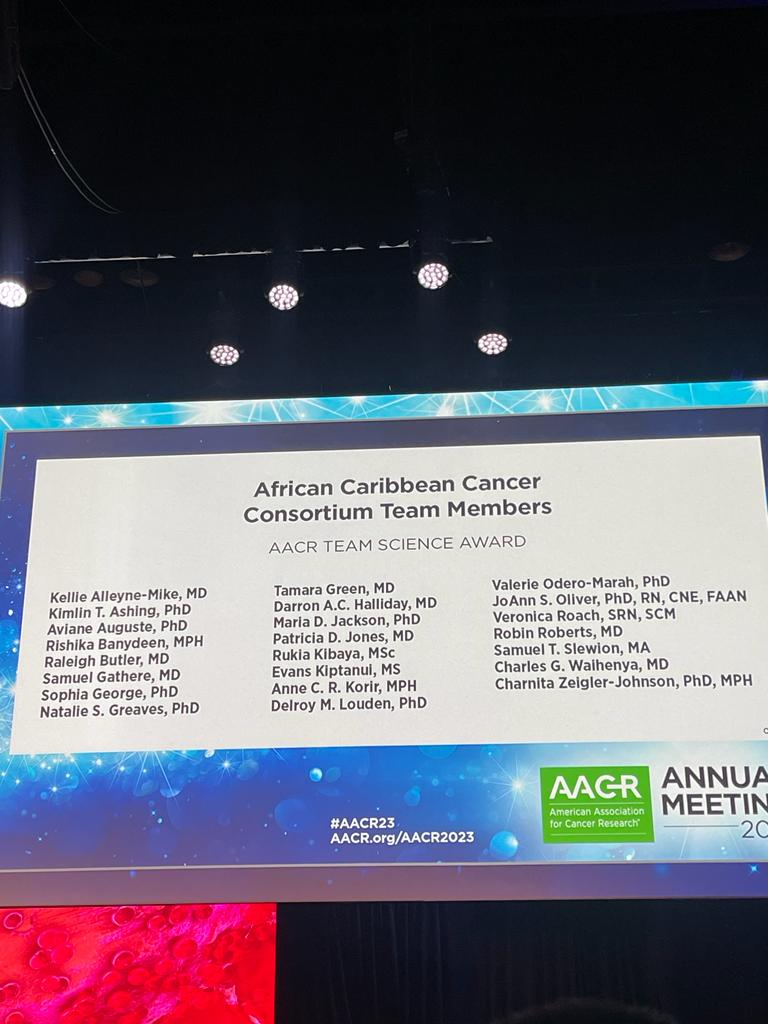 Congrats AC3 leadership <a href="/FoxChaseCancer/">Fox Chase Cancer Center</a> <a href="/SylvesterCancer/">Sylvester Comprehensive Cancer Center</a> <a href="/KEMRI_Kenya/">Kenya Medical Research Institute</a> <a href="/uonbi/">University of Nairobi</a> <a href="/LH_UWICaveHill/">The Cave Hill Law and Health Research Unit</a> <a href="/UWIBahamasSCMR/">UWI Bahamas SCMR</a> <a href="/cityofhope/">City of Hope</a> <a href="/MorganStateU/">Morgan State University</a> <a href="/UofAlabama/">The University of Alabama</a> <a href="/GustaveRoussy/">Gustave Roussy</a> #MoHAnguilla #LiberiaNatlCanRegistry #ArohaCanCenter #StJamesMed