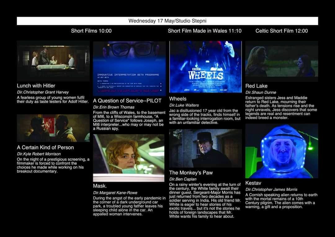 margaretkanero1's tweet photo. Thanks so much @cbffwales!
Program looks amazing!
#cbff2023
Mask short thriller 🙏💪 https://t.co/ozlIEUpzg6