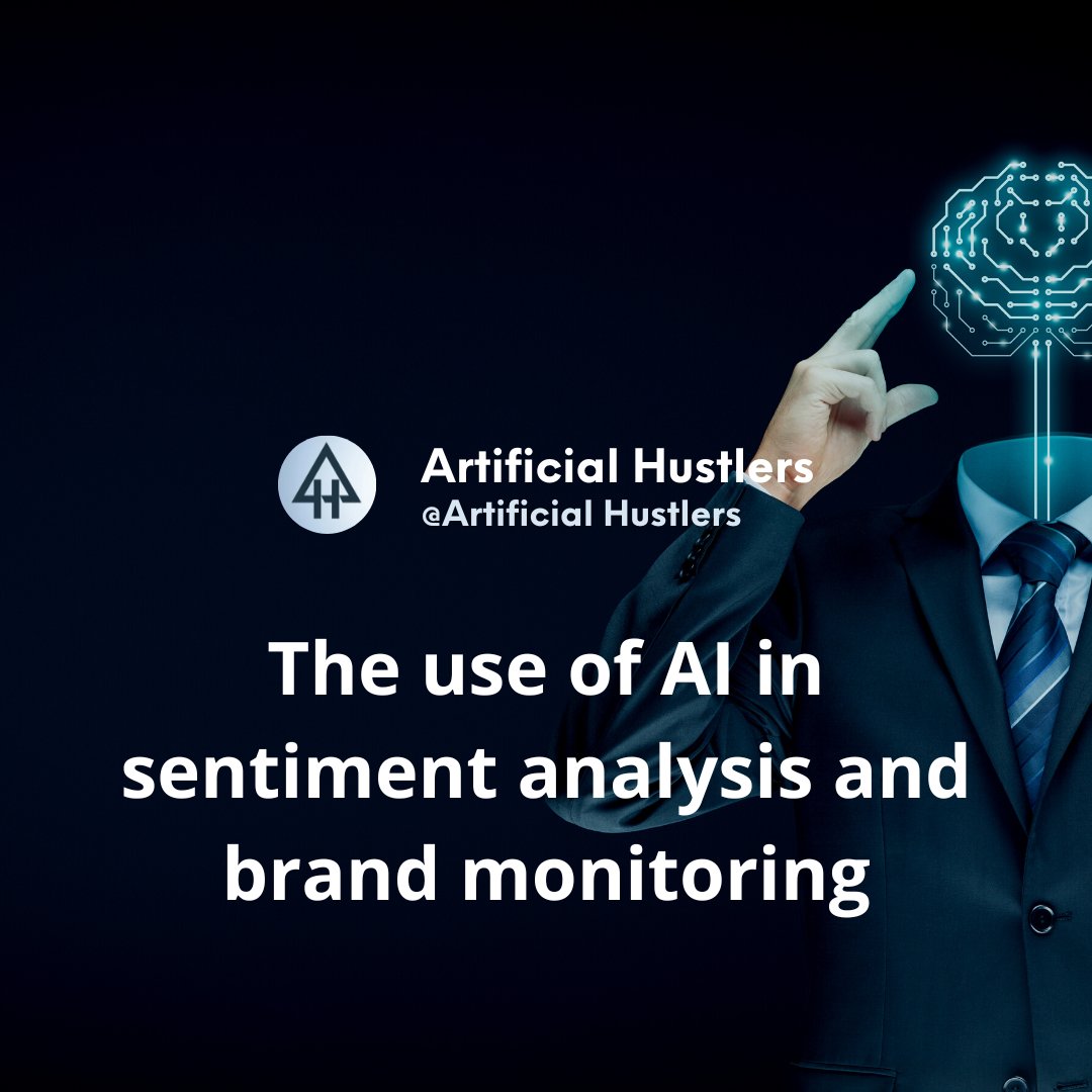 Brand monitoring is essential for any business. See how AI is being used to monitor brand sentiment and improve customer experiences through sentiment analysis. #AI #BrandMonitoring artificialhustlers.com/the-use-of-ai-…