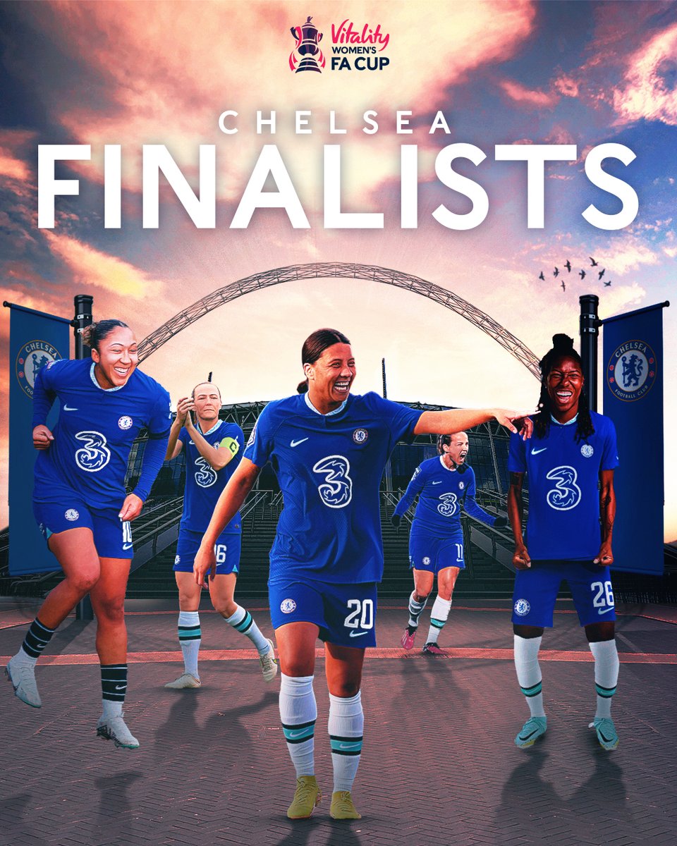 The holders return to the #WomensFACup final! 🏆 @ChelseaFCW