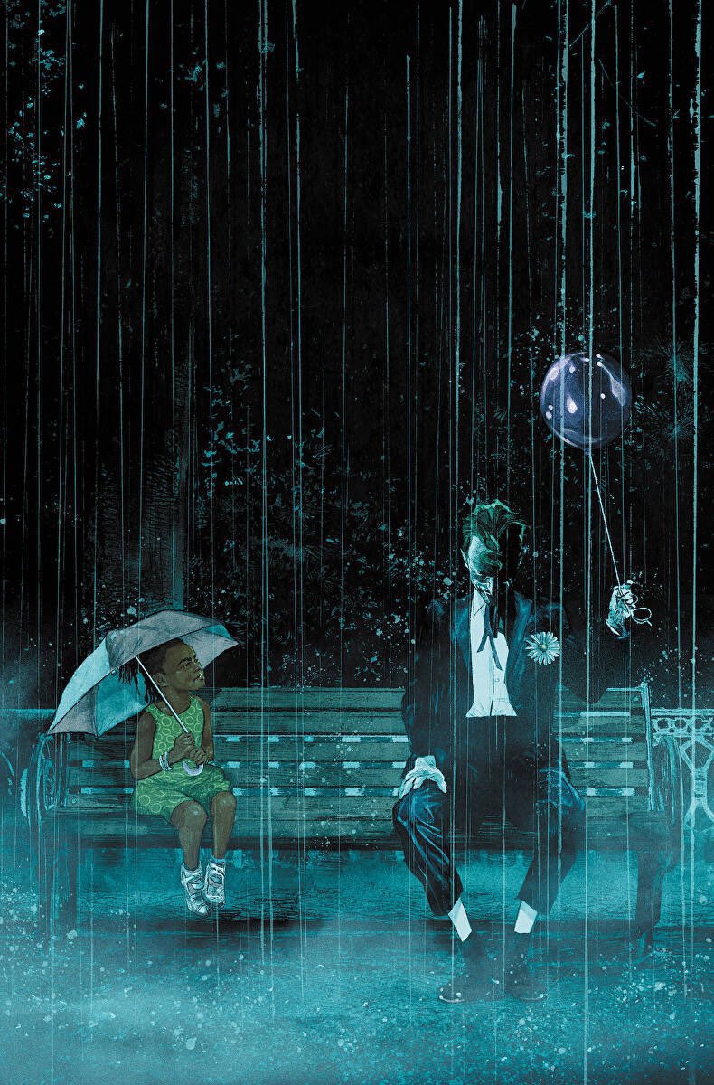 Got to read the <a href="/TomKingTK/">Tom King</a> and <a href="/MitchGerads/">Mitch Gerads</a> story from Batman The Brave And The Bold # 1 and that portion alone is worth telling your shop that you'll need a copy on May 16th. And look at this creepy ass page from it!