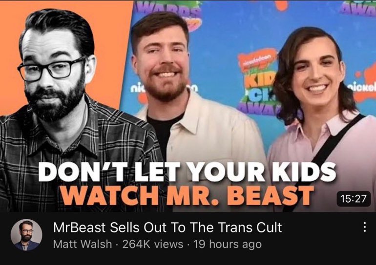 Bad Youtube content tweet media