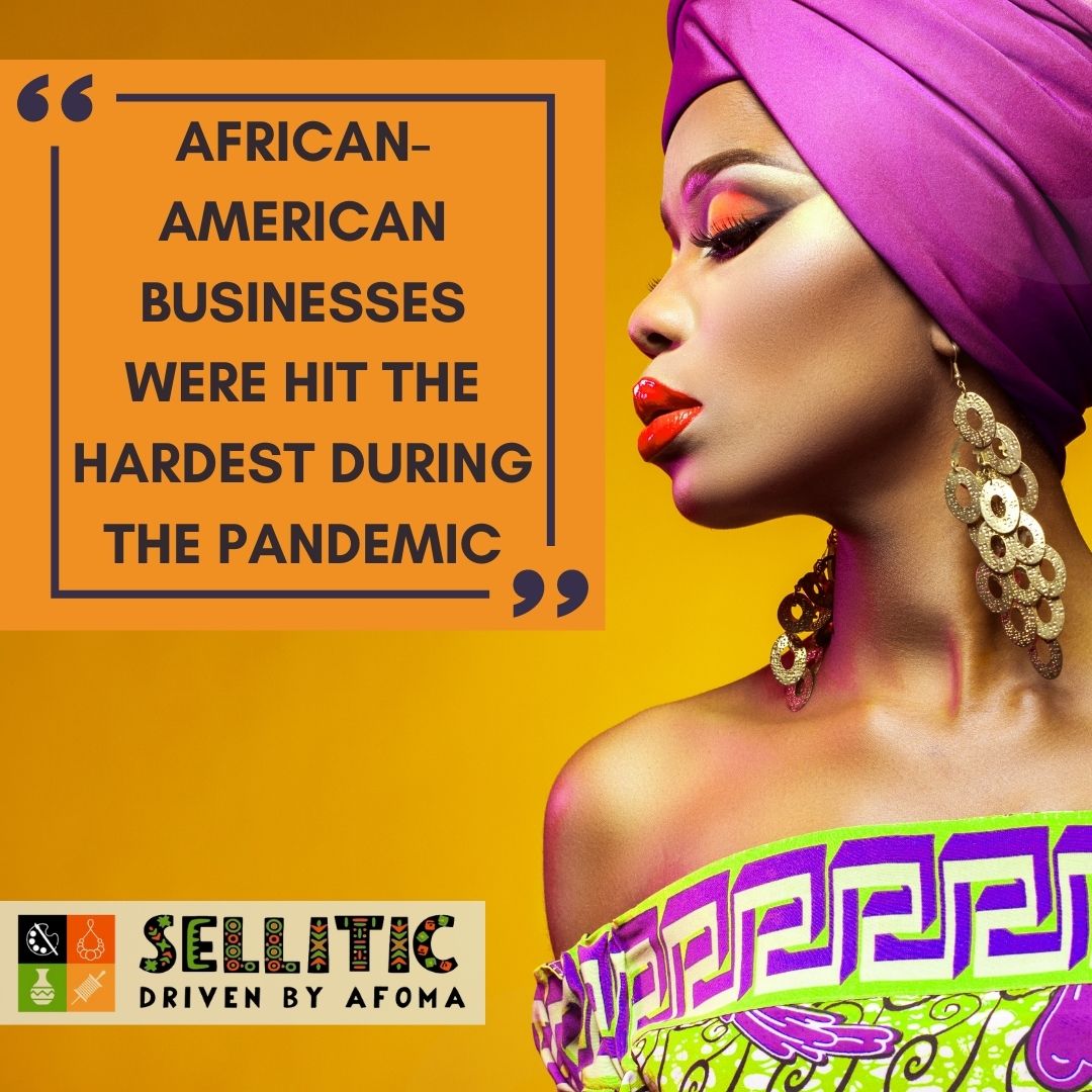 afomamarket's tweet photo. Businesses owned by African-Americans were hit the hardest by the pandemic, with a 41% drop in activity. 

Visit https://t.co/Tu9tzToXPz today to support African artisans.

#SELLITIC  #artisans #supportsmallbusiness  #madeinnigeria  #pandemic https://t.co/rkbl0pAzns