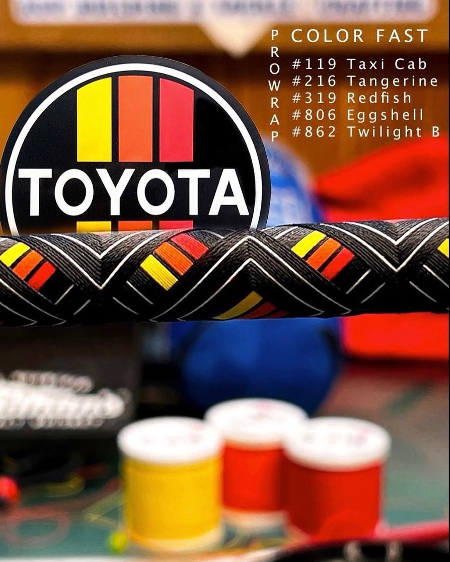 Toyota in his veins, ProWrap on his blanks #builtnotbought