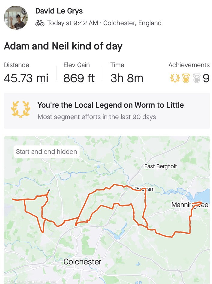 LEGRO's tweet photo. every bit helps, thanks lads
#LEJOG #endtoend #prostatecancer #secrettraining #provision #dolanbikes #dolanares #dolanatreus #madison #chamoisbuttr #provision #cycling #teamlegroslejogi #useyourhead #kineticore #lazersport #goodyearbike #wingfootalliance #spatzwear #overshoes https://t.co/MjncyFVuB1