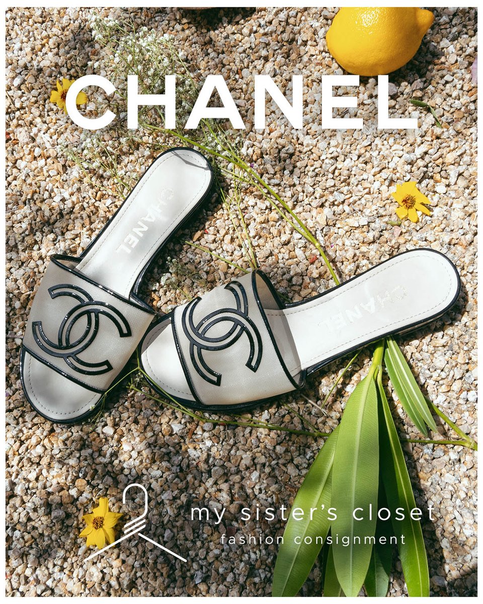 Slip into Chanel at our Lincoln location! 

Shop online at mysisterscloset.com.

#sandals #designershoes #designersandals #spring #designer #consign #consignment #designer #mysisterscloset #localaz