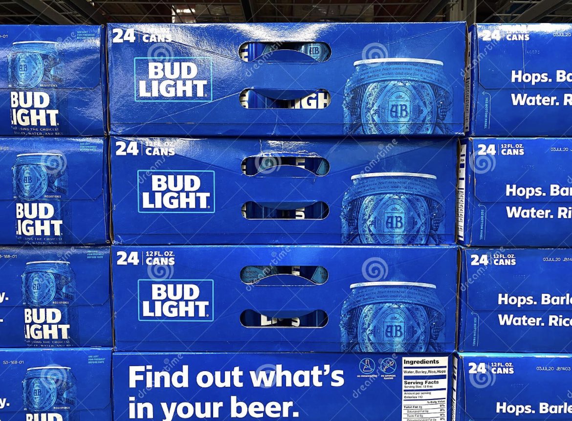 Talked to the @budlight beer salesman at the store today. He shared that he has never seen such non-movement of their products in his 15 years. Even in rural communities no product is being sold. The cooler was completely full of Bud products-not 1 case was sold since yesterday…