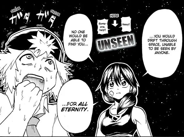 shonenjump's tweet photo. Undead Unluck, Ch. 155: Fuuko’s new recruit is determined to go on the space mission! Read it FREE from the official source! https://t.co/HBC25hB4Nu https://t.co/hmkLZgDuJ9