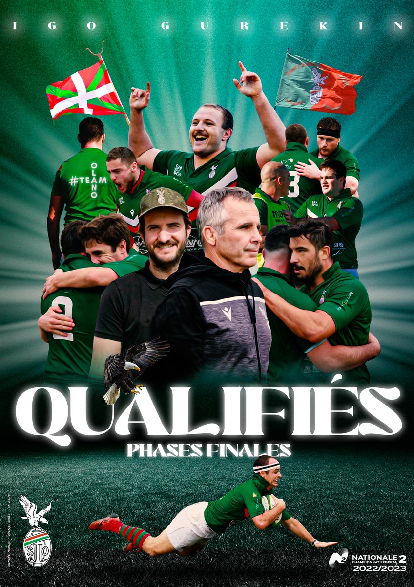 𝐋𝐄𝐒 𝐋𝐔𝐙𝐈𝐄𝐍𝐒 𝐐𝐔𝐀𝐋𝐈𝐅𝐈𝐄́𝐒
Après une saison exceptionnelle, les verts et rouges terminent à la seconde place du Championnat de France de Nationale2!

Un grand bravo à tous les joueurs, l'ensemble du staff, et à VOUS!

𝐀𝐔𝐏𝐀 𝐃𝐎𝐍𝐈𝐁𝐀𝐍𝐄|𝐈𝐆𝐎 𝐆𝐔𝐑𝐄𝐊𝐈𝐍