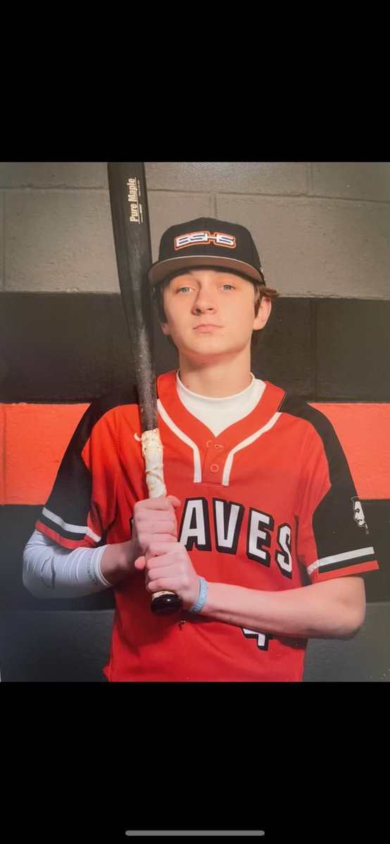 sportsinkansas's tweet photo. Eden Myers is having a breakout sophomore campaign for Bonner Springs (5A). In his last  five games: 13/20 .650 avg, 9 straight hits in 9 ABs, 11 Runs, 5 RBIs, 2 BB, 3 Stolen Bases
.457 avg on season, also 6.0 inning 2 hit shutout win at Louisburg on the mound. #sportsinkansas https://t.co/fPvpmjXrB0