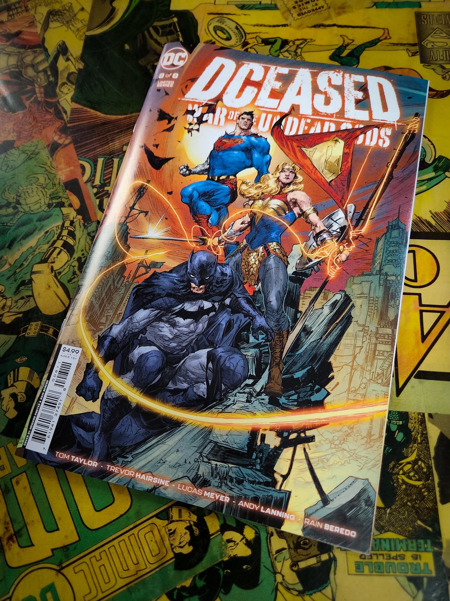 The final issue of DCeased - War Of The Undead Gods is coming this week. If this is how the DCeased saga ends, it was worth every page of the four year journey from <a href="/TomTaylorMade/">Tom Taylor</a> Trevor Hairsine and everyone else who was part of the ride. April 18th