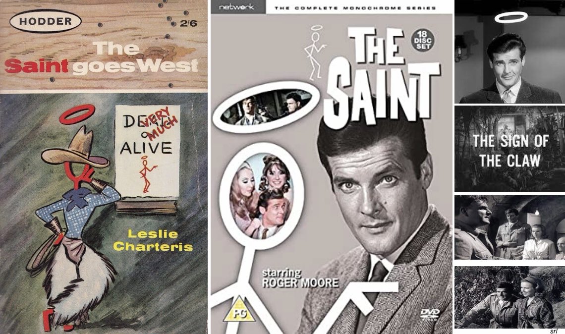 SaveRedlandLibr's tweet photo. 6pm TODAY on @TalkingPicsTV
From 1965, s3 Ep 18 of #TheSaint “The Sign of the Claw” directed by #LeslieNorman & written by #TerryNation
Based on a 1942 #LeslieCharteris short story📖 “Arizona”
🌟#RogerMoore #SuzanFarmer #PeterCopley #BurtKwouk #GodfreyQuigley #LeoLeyden https://t.co/BRZh1NkHgx