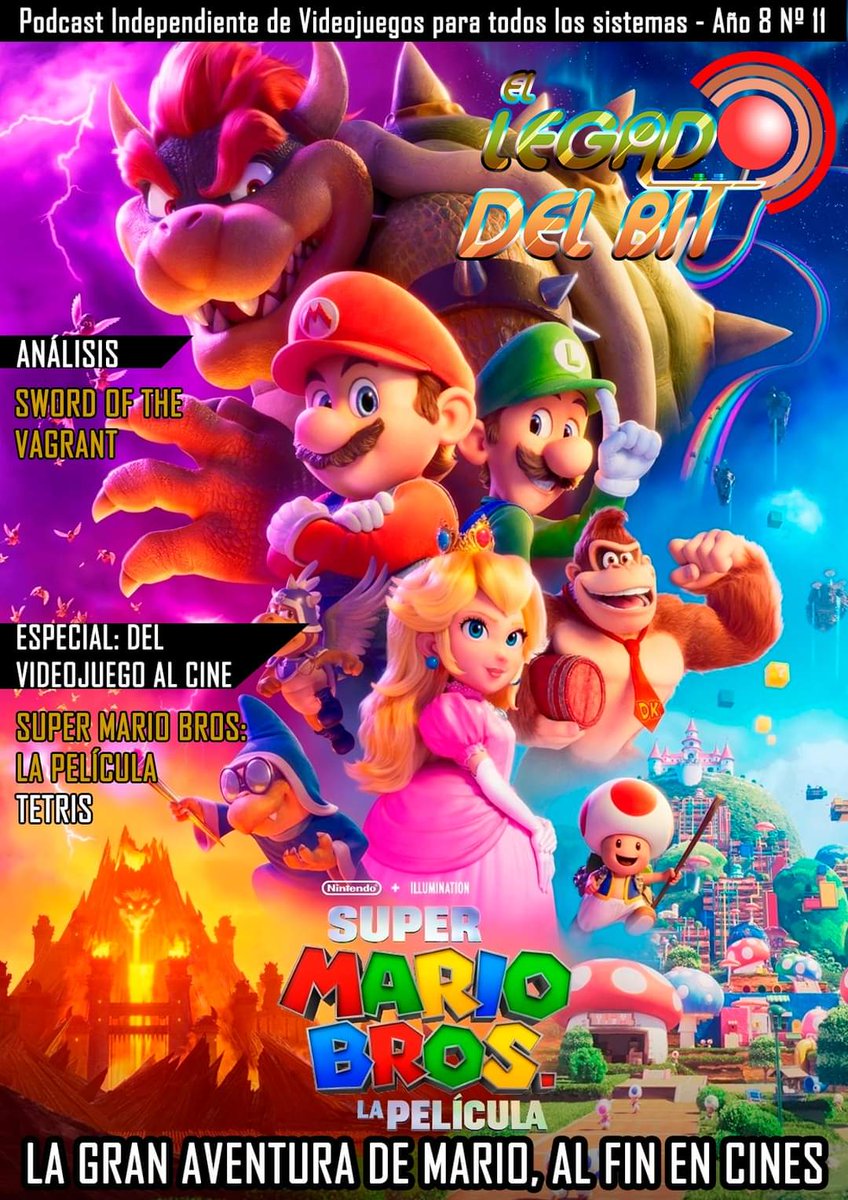 ElLegadoDelBit's tweet photo. El Legado del Bit 8x11: Especial del videojuego al cine: Super Mario Bros. y Tetris https://t.co/1btlXacR0A https://t.co/qDOsKsSms8