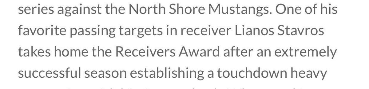 Blessed to have been named best Reciever of the year 🙏🏼