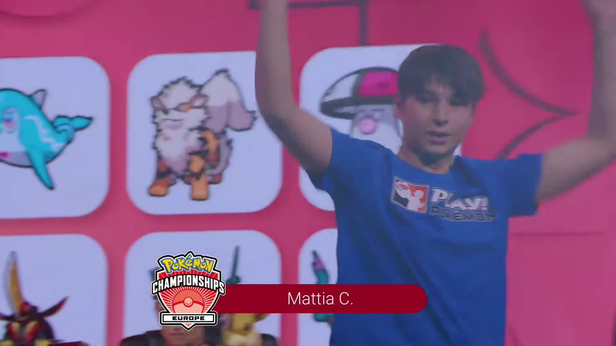 Congratulations to 🇮🇹 Mattia C., your 2023 Europe International Champion in the Seniors division! 🌍🏆

📲 #EUIC2023 #PlayPokemon
🔴 youtube.com/live/SUqenw0Bg…
🟣 twitch.tv/pokemon