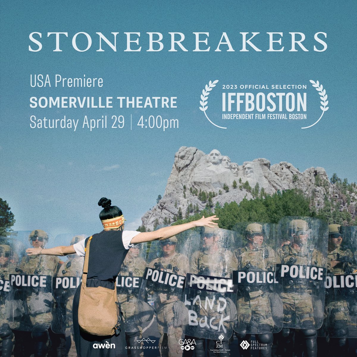 Mark you calendars: the USA premiere of Stonebreakers at <a href="/IFFBoston/">Independent Film Festival Boston</a> is scheduled for Sat Apr. 29, at 4pm at <a href="/svilletheatre/">Somerville Theatre</a>! Tickets and info: bit.ly/3L3Spy8 🎟