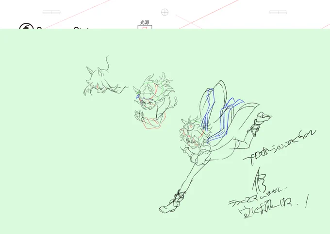 ウマ娘 プリティーダービー ROAD TO THE TOP 1話 総作監修 その22 #ウマ娘 #ウマ娘ロードトゥーザトップ 