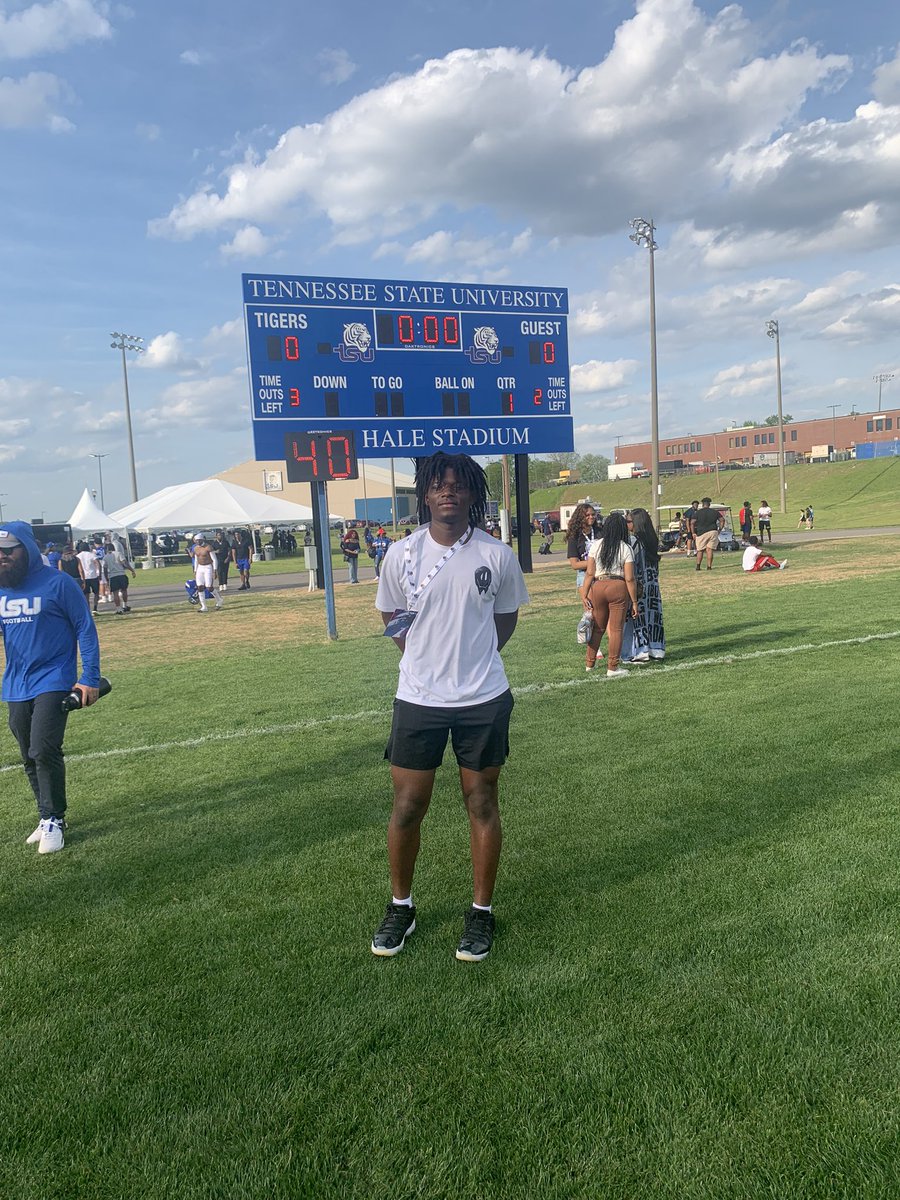 anthonywoods203's tweet photo. Had a great time at TSU for the spring game. Hope to get back down there soon. Thanks for having me. @coachscottmb @_CoachSWANSON @EddieGeorge2727 @coach_prp @CoachKelleyPRP @nmcneil_10 https://t.co/8VDSpBR4Tc