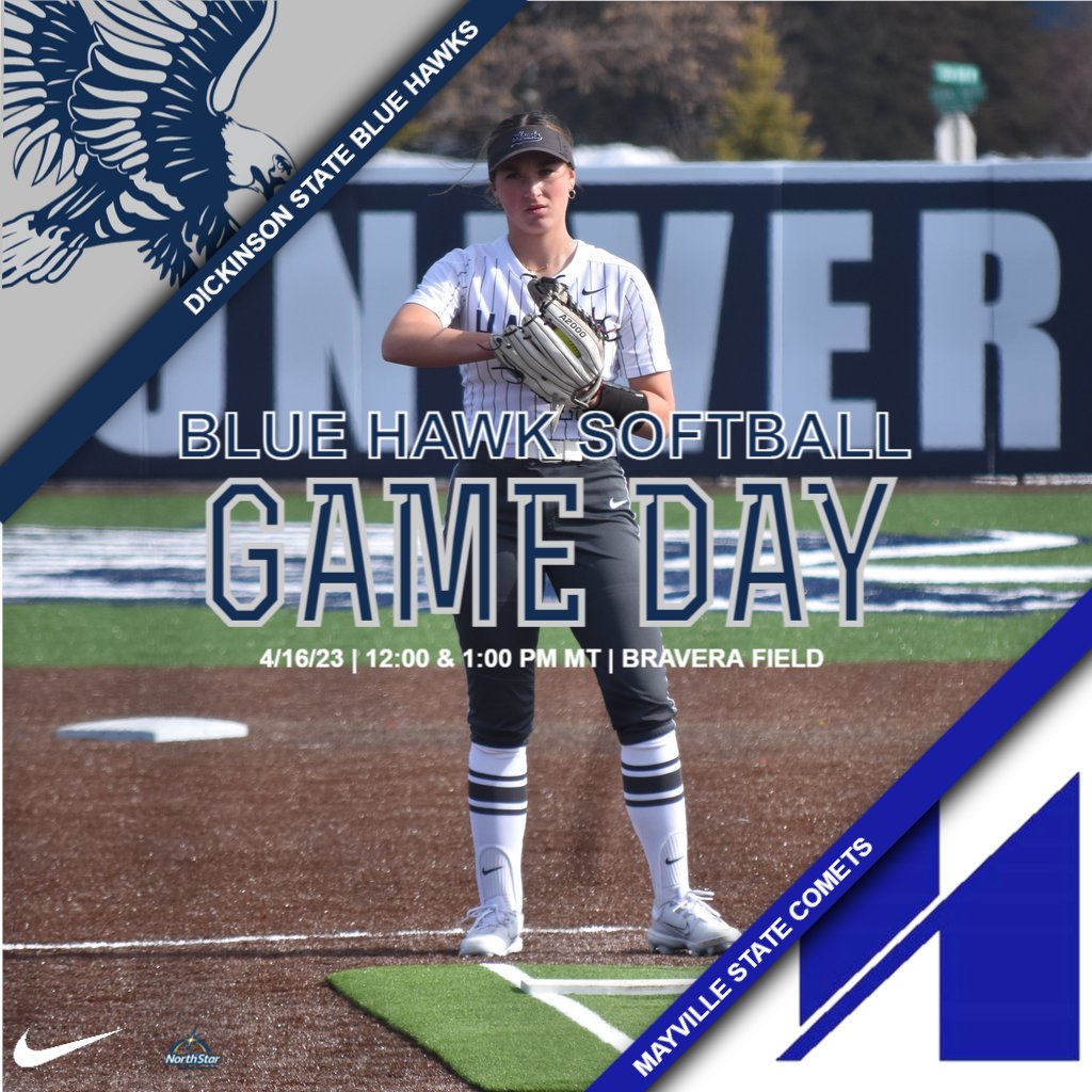 dsubluehawks's tweet photo. 🥎Blue Hawk Softball Gameday🥎

@BlueHawkSB looks for a weekend sweep over Mayville State on Sunday

📊 https://t.co/Lbp4KzbLaw - Game 1
📺 https://t.co/LfX7VcHN1U - Game 1

📊 https://t.co/iXnEnkAtfV - Game 2
📺 https://t.co/drHTtIDjJI - Game 2

#HawksAreUp x #BlueHawkSB https://t.co/22V7jb6evK